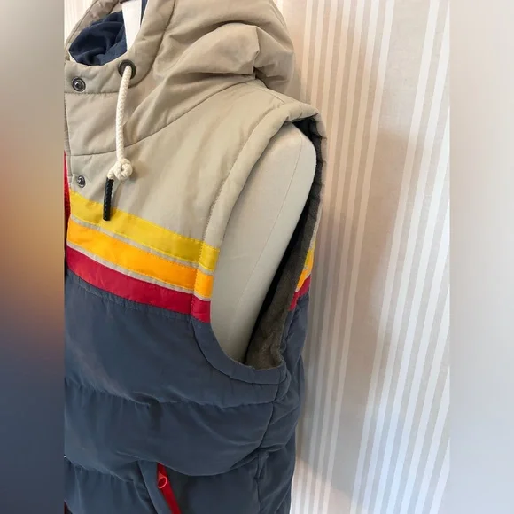 Yo Colorado Epic Fader Puffer Vest Unisex Hooded Size Medium NEW - Picture 9 of 13